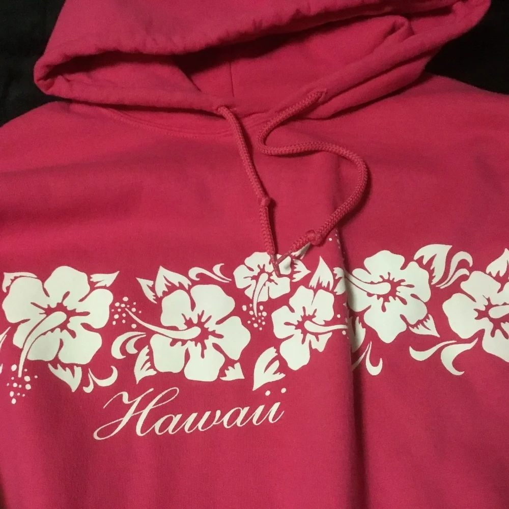 Pink Hawaii Women’s Large Hoodie (NEW) from Hawaii NICE! - Picture 2 of 14